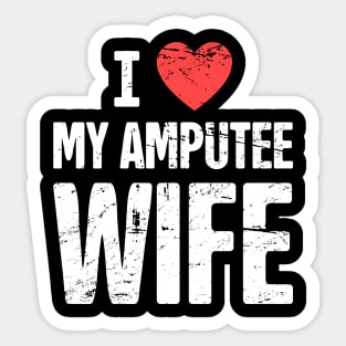 Funny Amputated Missing Arm Amputee Gift Sticker